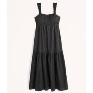 Bow Back Poplin Maxi Dress [Like New]